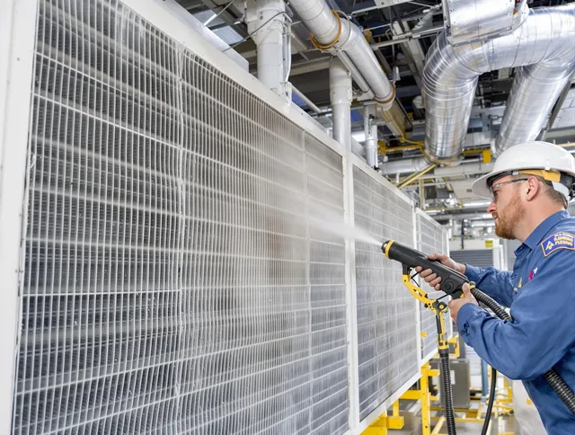 Professional commercial coil cleaning by Foxborough Air Duct Cleaning in Foxborough
