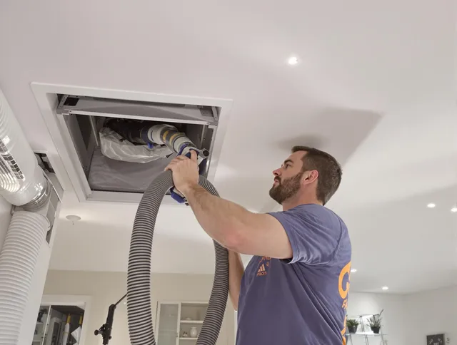 Precision indoor duct cleaning by Foxborough Air Duct Cleaning in Foxborough